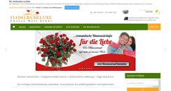 Desktop Screenshot of flowers-deluxe.at